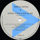 Simple Minds : Speed Your Love To Me (Extended Mix) (12", Single)