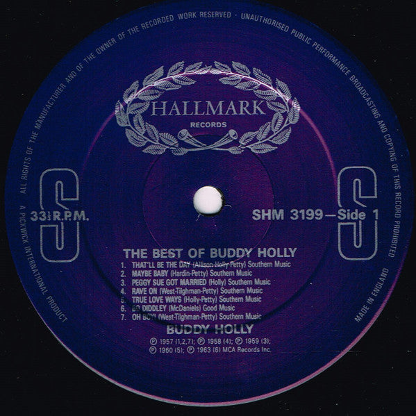 Buddy Holly : The Best Of Buddy Holly (LP, Comp)