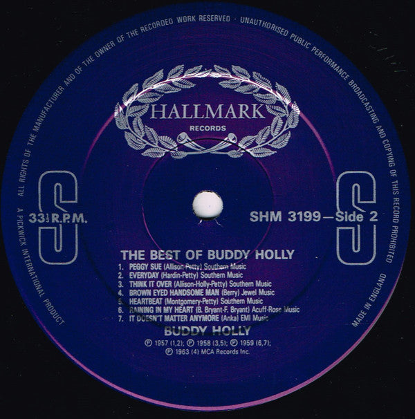 Buddy Holly : The Best Of Buddy Holly (LP, Comp)