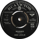 Hank Locklin : Insurance (7")