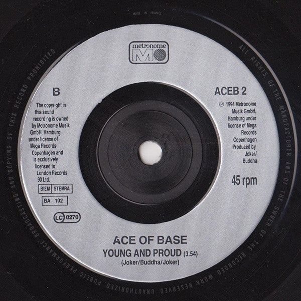 Ace Of Base : Don't Turn Around (The Aswad Mix) (7", Single)