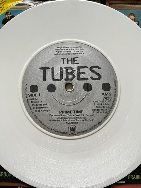 The Tubes : Prime Time (7", Single, Whi)