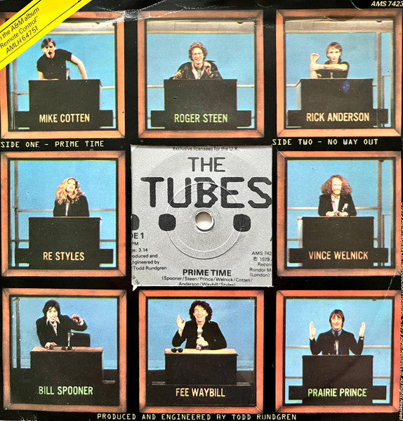 The Tubes : Prime Time (7", Single, Whi)
