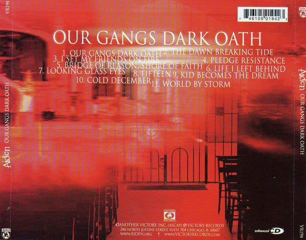 Aiden : Our Gangs Dark Oath (CD, Album, Enh, RE)