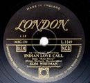 Slim Whitman : Indian Love Call / China Doll (Shellac, 10")