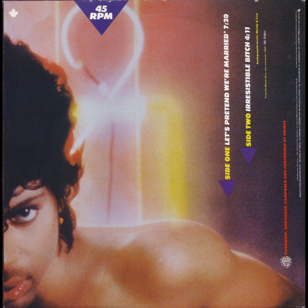 Prince : Let's Pretend We're Married (12", Maxi, RE)