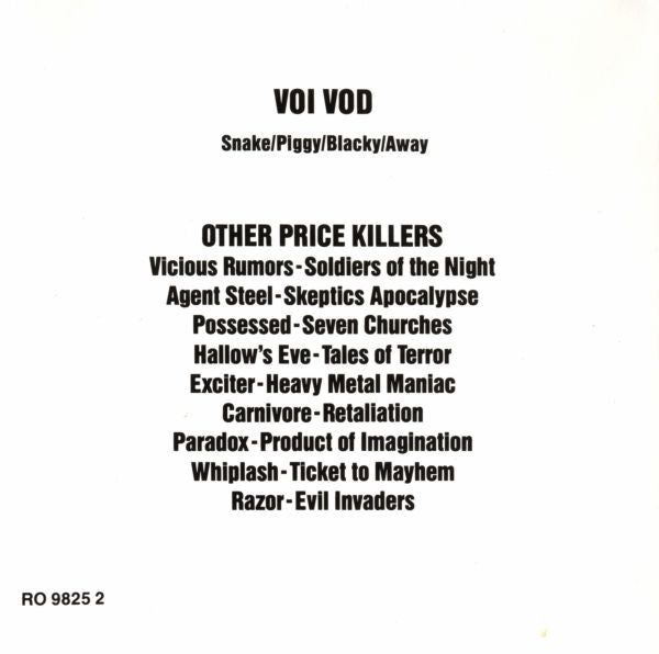 Voïvod : War And Pain (CD, Album, RE)