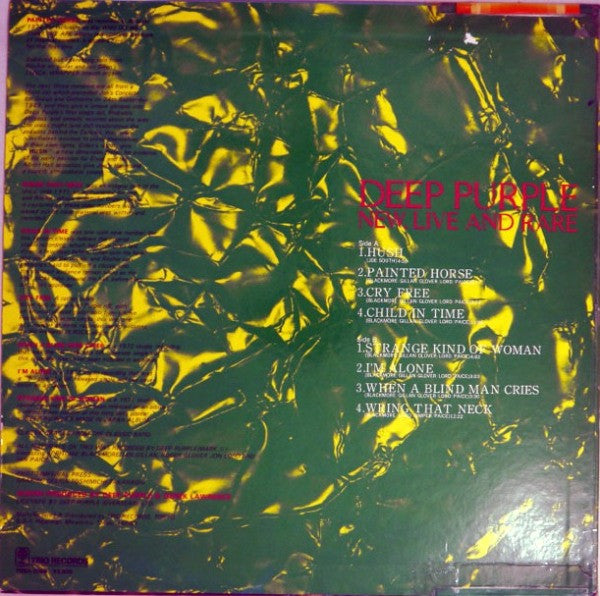 Deep Purple : New, Live And Rare (LP, Comp)