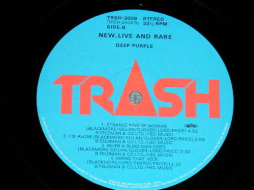 Deep Purple : New, Live And Rare (LP, Comp)