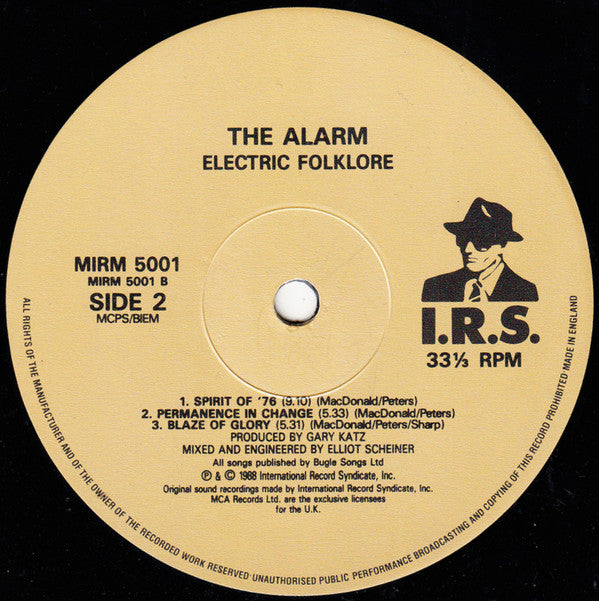 The Alarm : Electric Folklore Live (LP, Album)