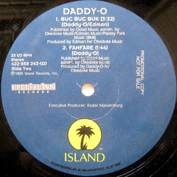 Daddy-O : Flowin' In File (12", Promo)