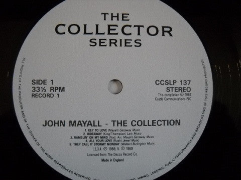 John Mayall : The Collection (2xLP, Comp)