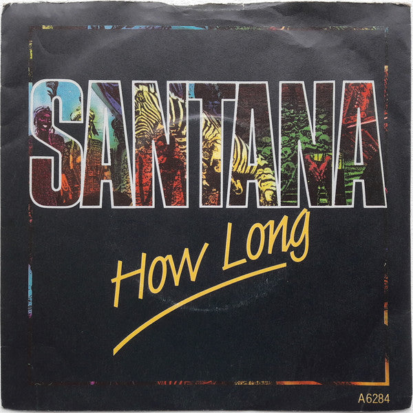 Santana : How Long / Right Now (7", Single)