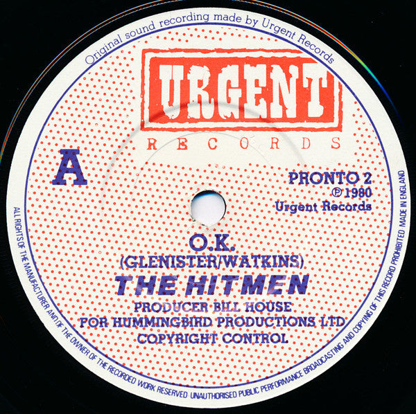 The Hitmen (6) : O.K. (7", Single)