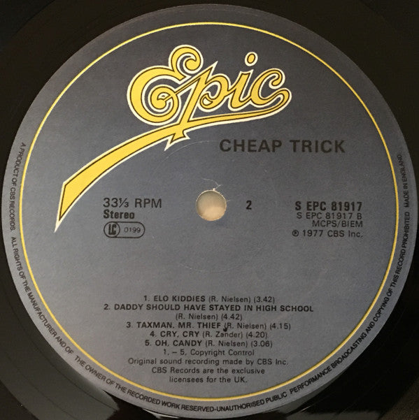 Cheap Trick : Cheap Trick (LP, Album, RE)