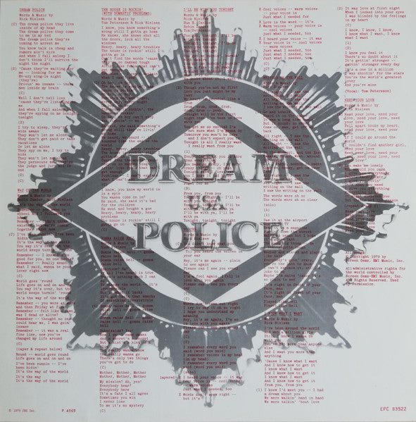 Cheap Trick : Dream Police (LP, Album, Gat)