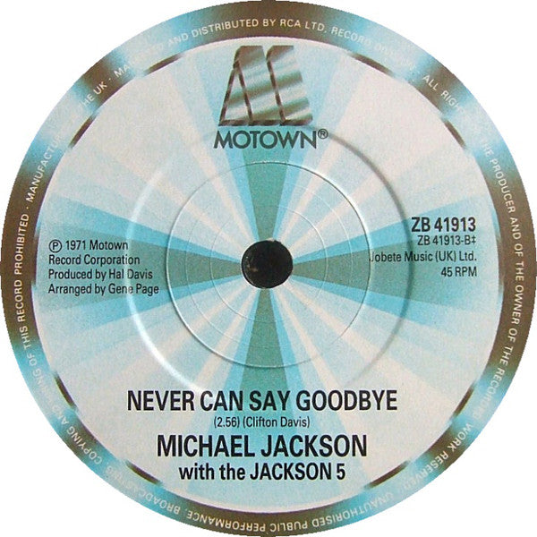 Michael Jackson With The Jackson 5 : I Want You Back '88 Remix (7", Single)