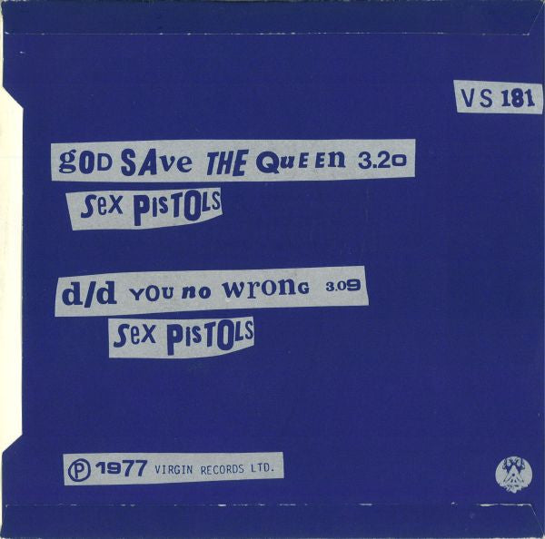 Sex Pistols : God Save The Queen (7", Single, Whi)