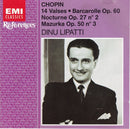 Frédéric Chopin - Dinu Lipatti : 14 Valses / Barcarolle Op. 60 / Nocturne Op. 27 No 2 / Mazurka Op. 50 No 3 (CD, Comp, Mono)