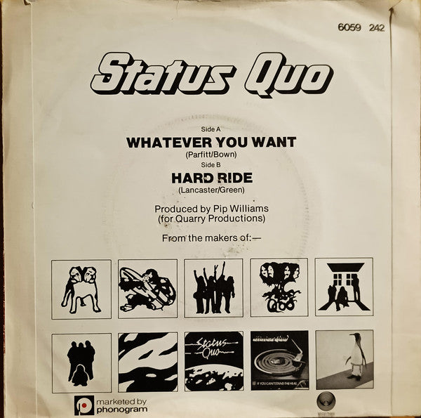 Status Quo : Whatever You Want (7", Single)