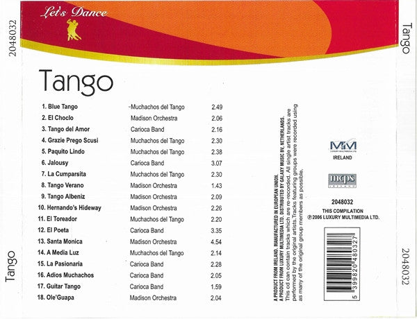 Various : Tango (CD, Comp + Box)