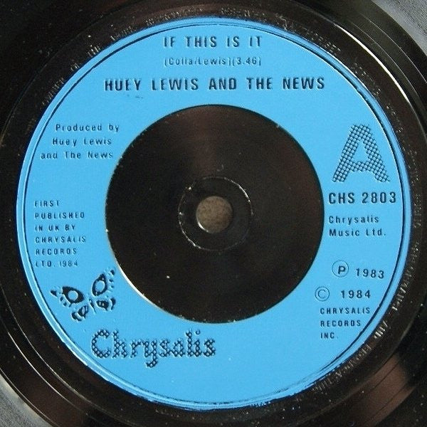 Huey Lewis & The News : If This Is It (2x7", Single)