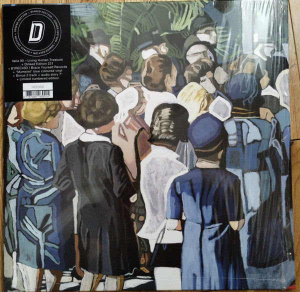 Italia 90 (2) : Living Human Treasure (LP, Album, Blu + 7" + Ltd, Num)