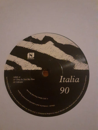 Italia 90 (2) : Living Human Treasure (LP, Album, Blu + 7" + Ltd, Num)