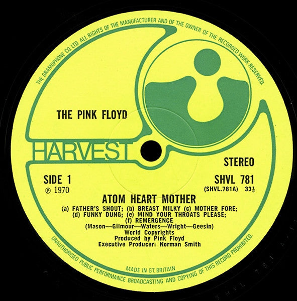 Pink Floyd : Atom Heart Mother (LP, Album, Gat)