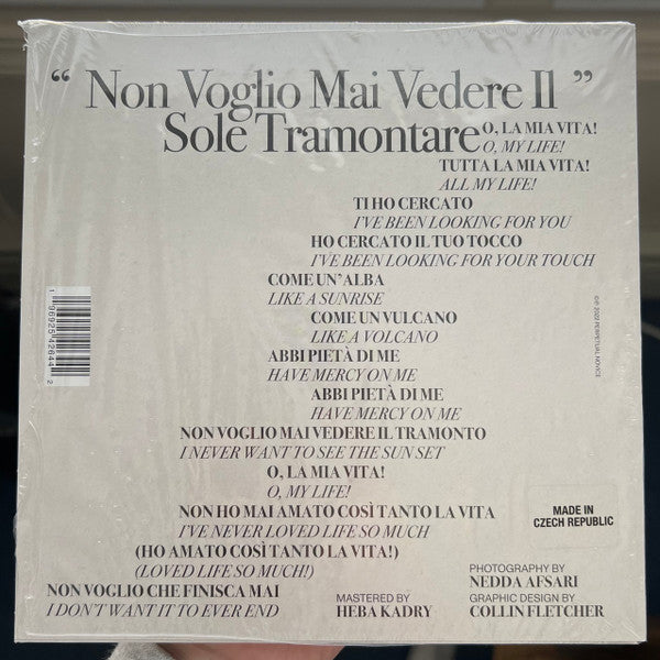 Oliver Leith, Caroline Polachek, 12 Ensemble, Eloisa-Fleur Thom : Non Voglio Mai Vedere Il Sole Tramontare (7", Single, Ltd)