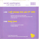 Sarah Washington : I Will Always Love You (Dance Mix) (7", Single)