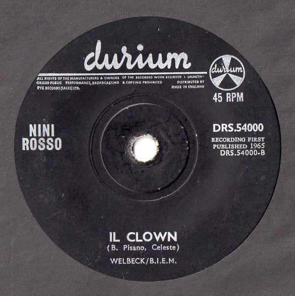 Nini Rosso : Il Silenzio (7", Single, Sol)