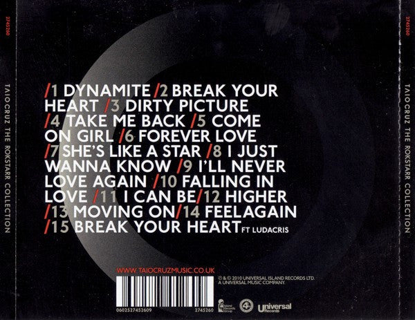 Taio Cruz : The Rokstarr Collection (CD, Comp)