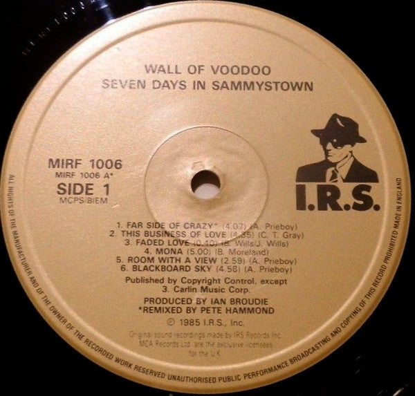 Wall Of Voodoo : Seven Days In Sammystown (LP, Album)
