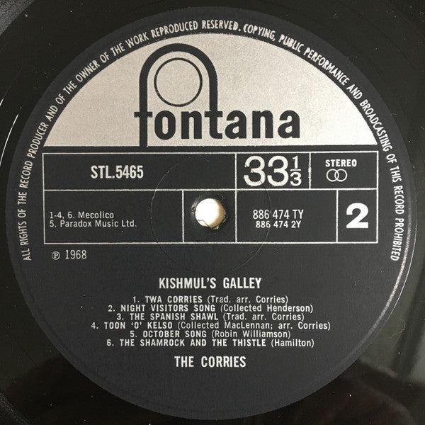 The Corries : Kishmul's Galley (LP, Album)