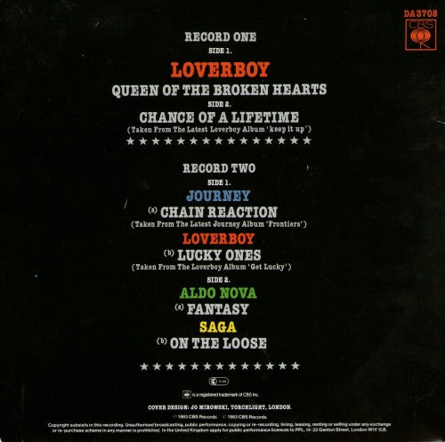Loverboy / Journey / Aldo Nova / Saga (3) : Queen Of The Broken Hearts (7" + 7", EP, Comp)