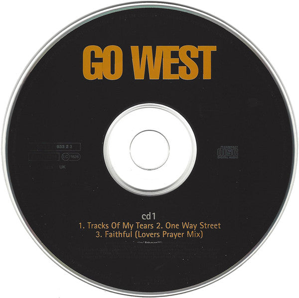 Go West : Tracks Of My Tears (CD, Single, CD1)