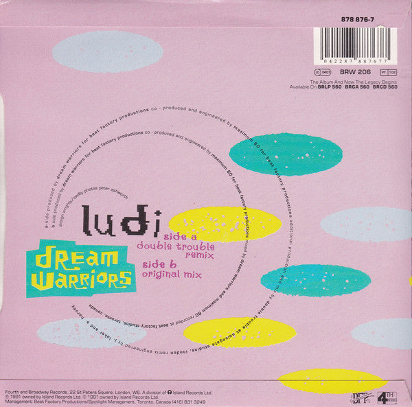 Dream Warriors : Ludi (7", Single)