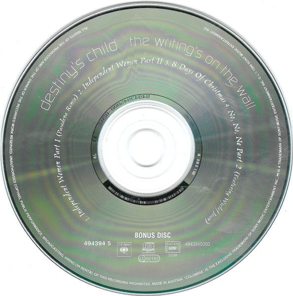 Destiny's Child : The Writing's On The Wall (CD, Album, RE + CD, Comp)