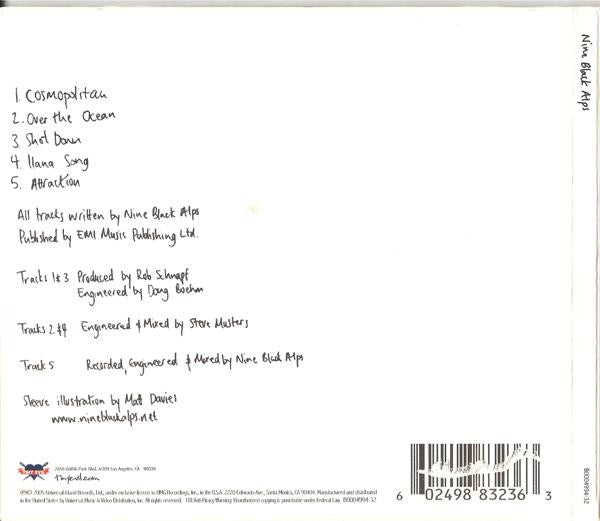 Nine Black Alps : Nine Black Alps (CD, EP, Dig)