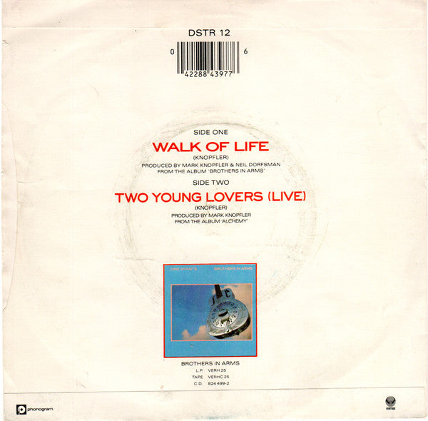 Dire Straits : Walk Of Life (7", Single, Sol)