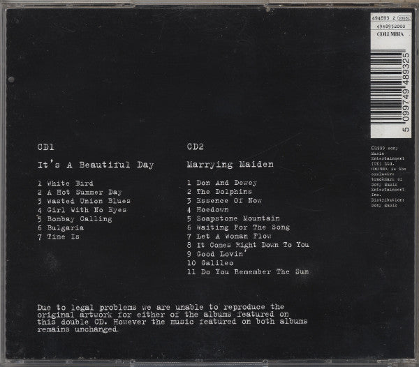 It's A Beautiful Day : It's A Beautiful Day / Marrying Maiden (2xCD, Album, Comp)