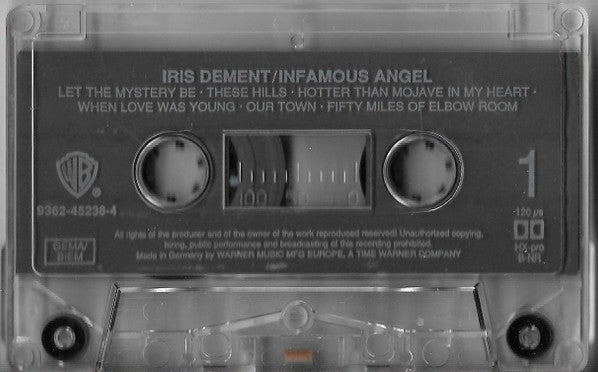 Iris Dement : Infamous Angel (Cass, Album)