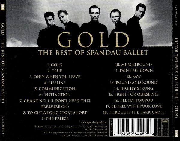 Spandau Ballet : Gold - The Best Of Spandau Ballet (CD, Comp)