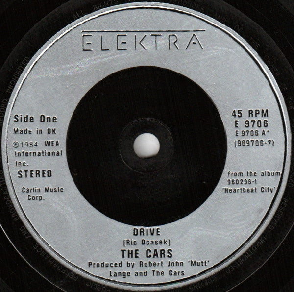 The Cars : Drive (7", Single, Sil)