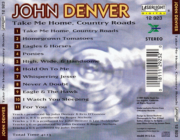 John Denver : Take Me Home, Country Roads (CD, Comp)