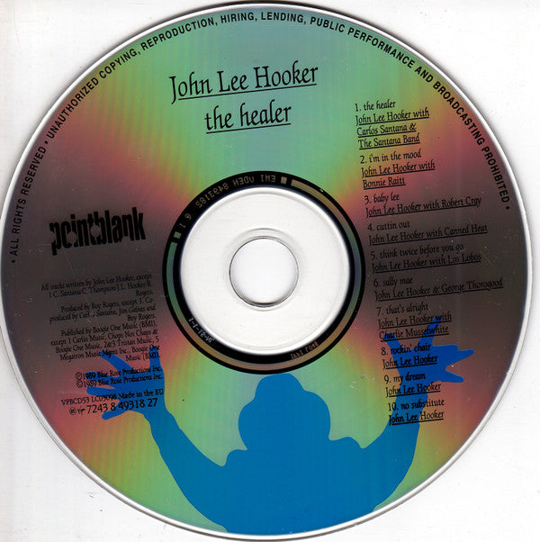John Lee Hooker : The Healer (CD, Album)
