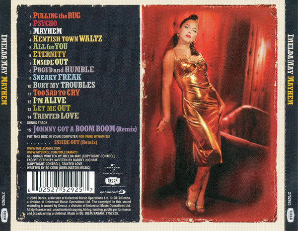Imelda May : Mayhem (CD, Album, Enh)