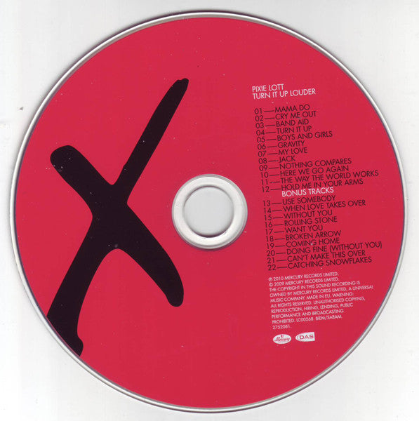 Pixie Lott : Turn It Up Louder (CD, Album, Enh, RE, EDC)