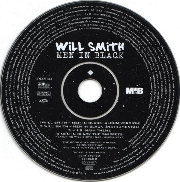 Will Smith : Men In Black (CD, Single)